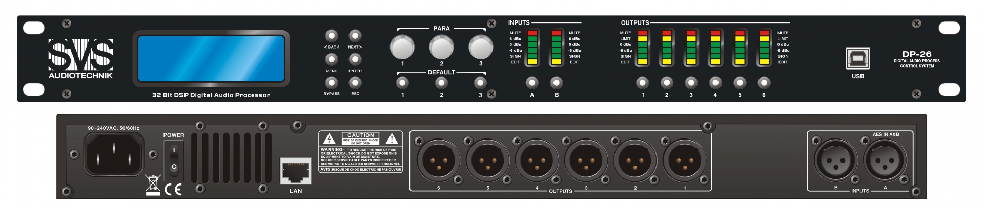 SVS Audiotechnik DP-26 Цифровой процессор: 2 входа 6 выходов в Барабинске