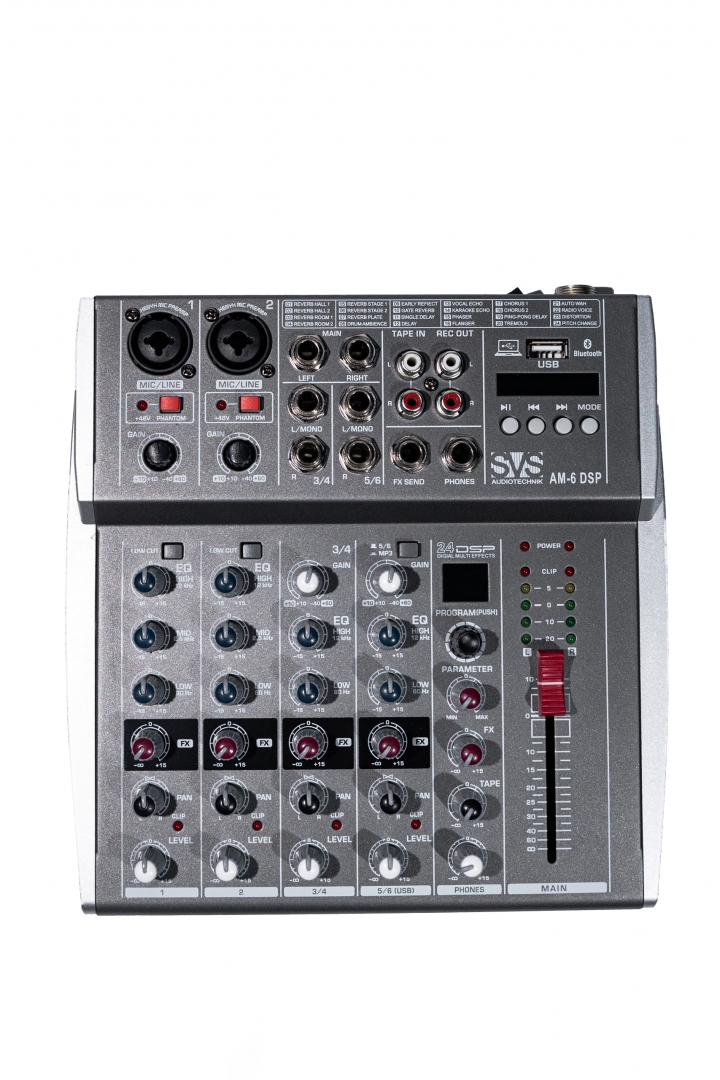 SVS Audiotechnik mixers AM-6 DSP Микшерный пульт аналоговый, 6-канальный SVS Audiotechnik mixers в Барабинске